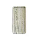 Rectangular Green Forest Marble Tray