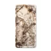 Top view of Rectangular Patagonia Blanc Tray showing natural veining