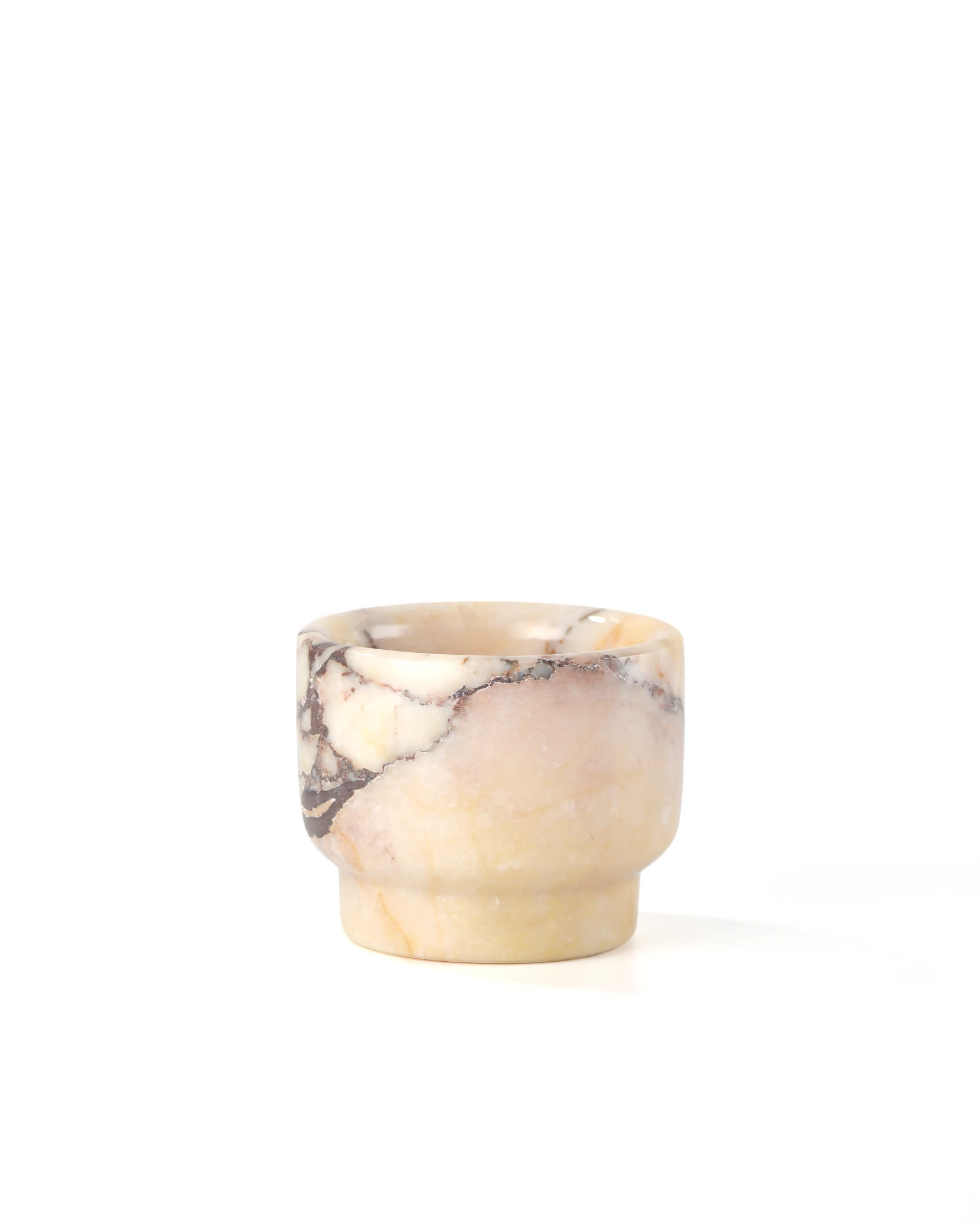 Simple Calacatta Marble candle holder, stylish home decor