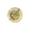 Polished Round Green Onyx Ashtray, smooth and elegant, perfect for cigar/cigarette smokers
