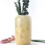 Small Green Onyx Vase H12cm