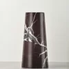 Burgundy Marble Vase A alternative front view