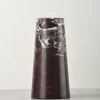 Burgundy Marble Vase B alternative front view
