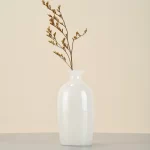 Mini White Onyx Vase H13cm