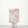 Vintage Red Marble Vase Piece A back view