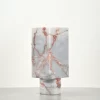 Vintage Red Marble Vase Piece B back view