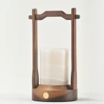 Portable White Onyx Table Lamp – Touch-Control