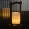 Close-up of glowing white onyx lamp showing unique natural veins