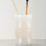 White Onyx Pen Holder H12cm