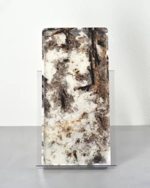 Patagonia Blanc Marble Stone Tray 38×18cm