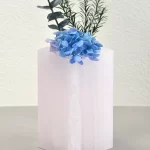 Pink Onyx Vase H13.5cm