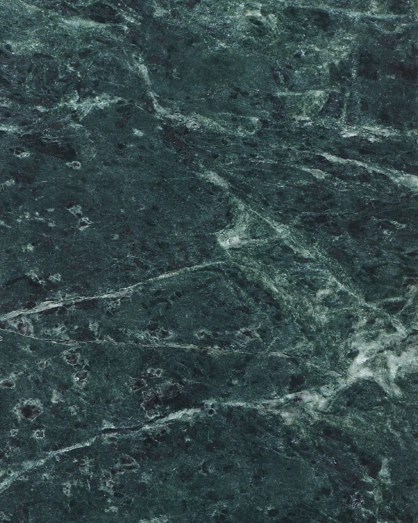 Italian Green Marble Tray close-up showing natural Verde Alpi veining